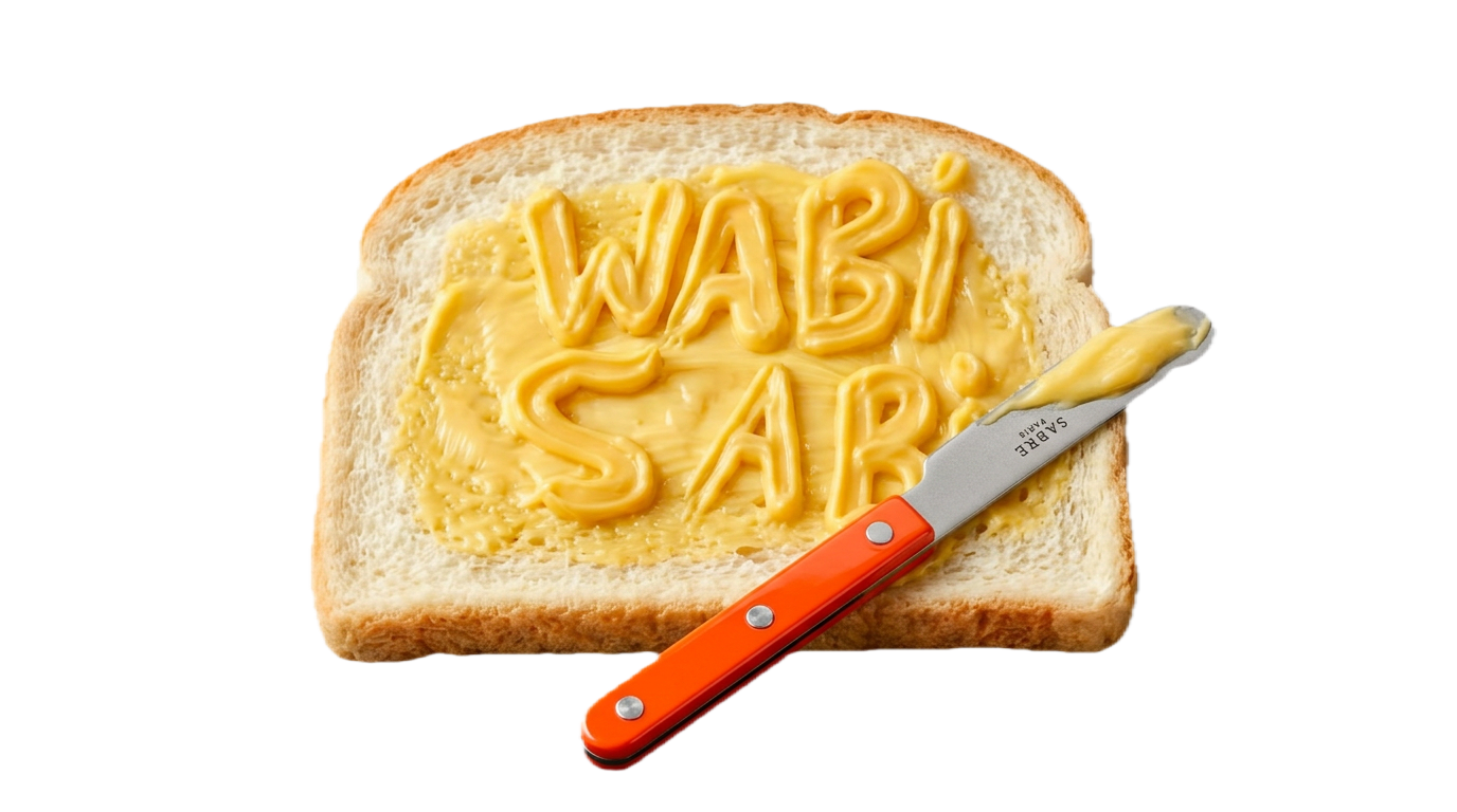 Wabi Sabi toast artwork